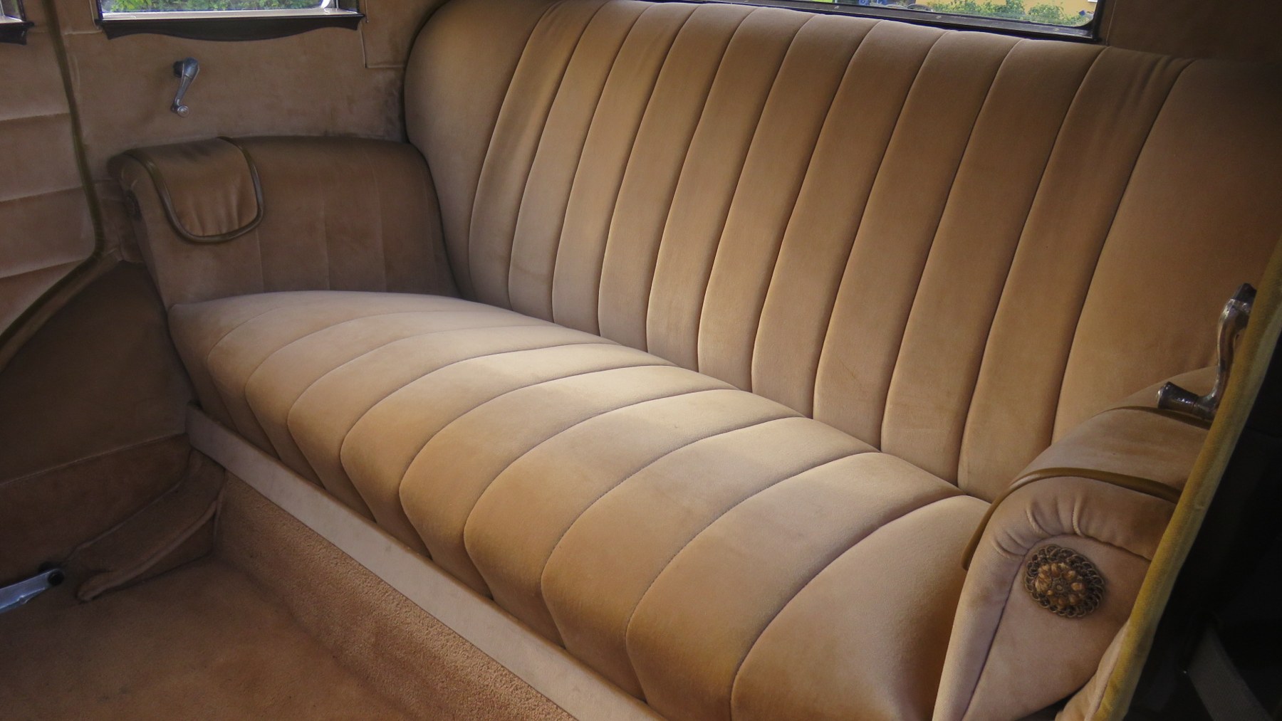 Packard 726 von 1930 – Rücksitzbank